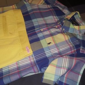 Boys outfit Polo shirt and Nautica shorts